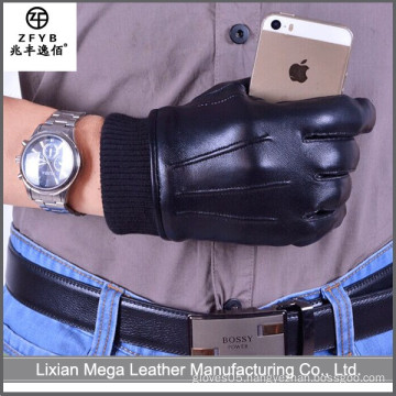 2016 new design Mens Leather Gloves For Touch Screen